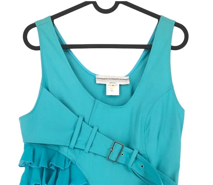 Vestido azul sin mangas CRISTINAEFFE para mujer talla 44 Foto 3 de 4