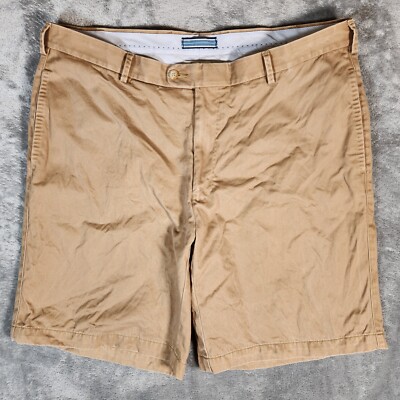 Peter Millar Shorts Men's 38 Khaki Beige Crown Performance Golf Pima Cotton