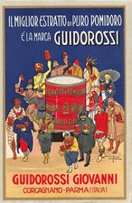 D0668) CORCAGNANO (PARMA) GUIDOROSSI IL MIGLIOR ESTRATTO DI POMODORO