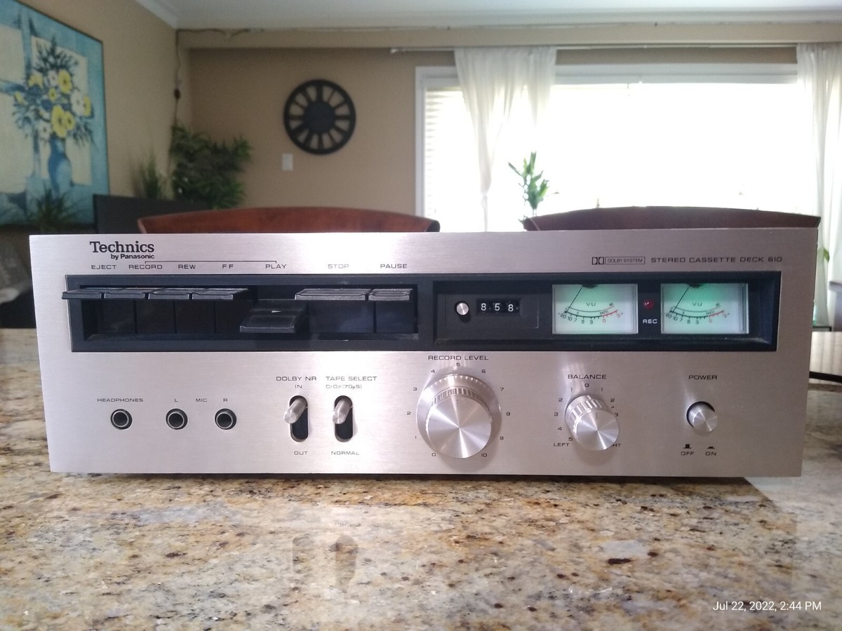 Rare Vintage Technics RS-610US Stereo Cassette Deck Made in Japan