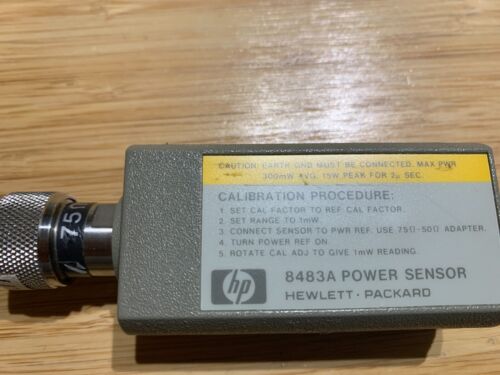 HP / Agilent 8483A Power Sensor 1uW-100mW (-30 - +20 dBm) 100 kHz - 2 GHz - Picture 1 of 4