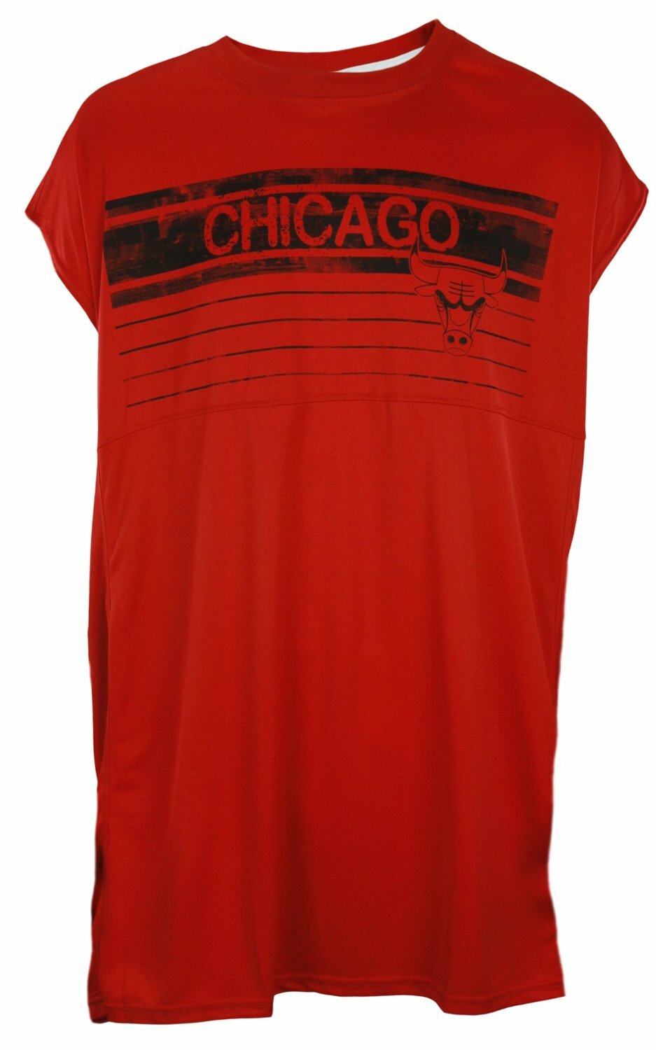 Мужская футболка Zipway NBA Basketball Mens Big and Tall Chicago Bulls Muscle - красный