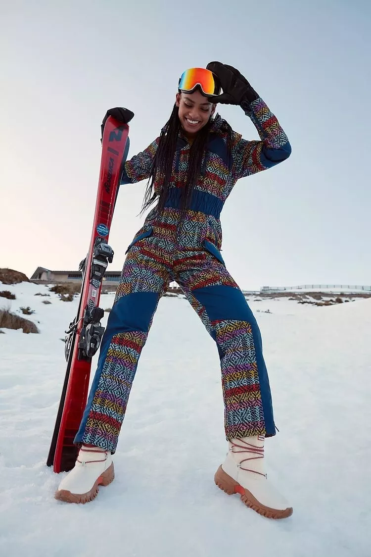 Free People All Prepped Jacquard Ski Suit Size XS $600