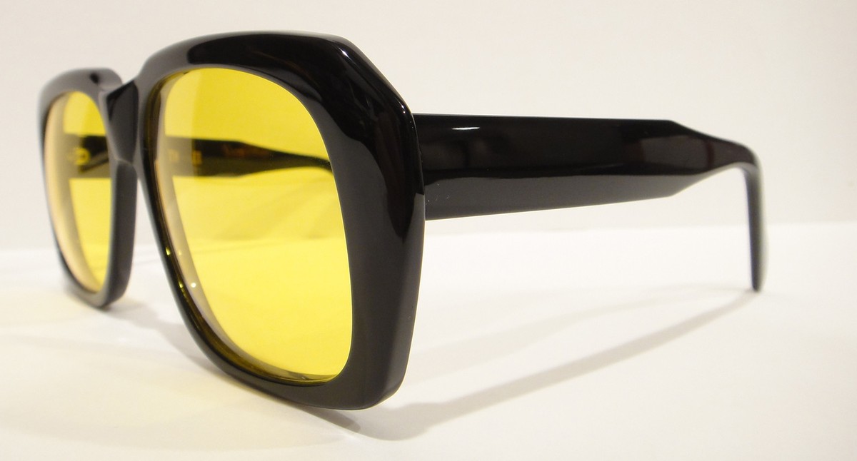 Ultra Goliath II Sunglasses BLACK YELLOW Ocean's 11 Casino
