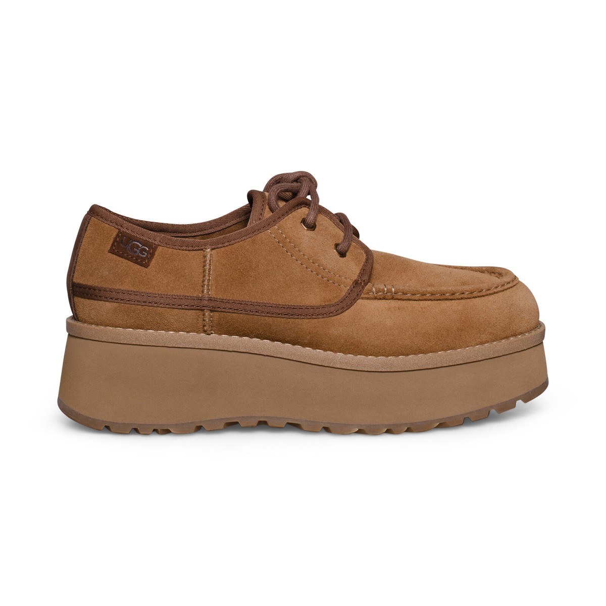 UGG CITYFUNC CHESTNUT SUEDE WATERPROOF LACE UP WOMEN'S SHOES UGG CITYFUNC CHESTNUT SUEDE WATERPROOF LACE UP WOMEN'S SHOES
