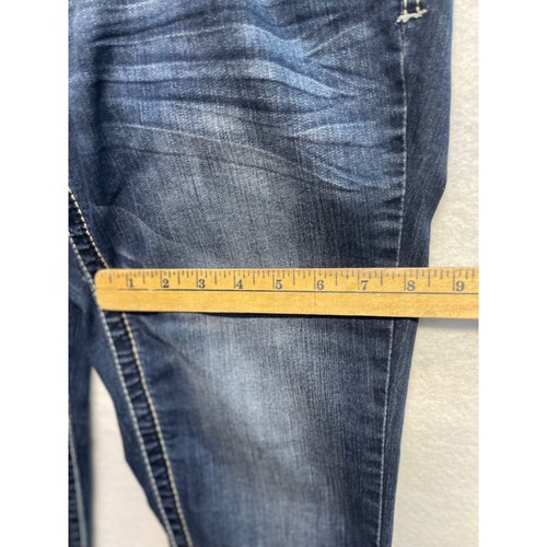 Amethyst Series 31 Capri Jeans Size 11 Cuffed Medium Dark Wash - Picture 8 of 12