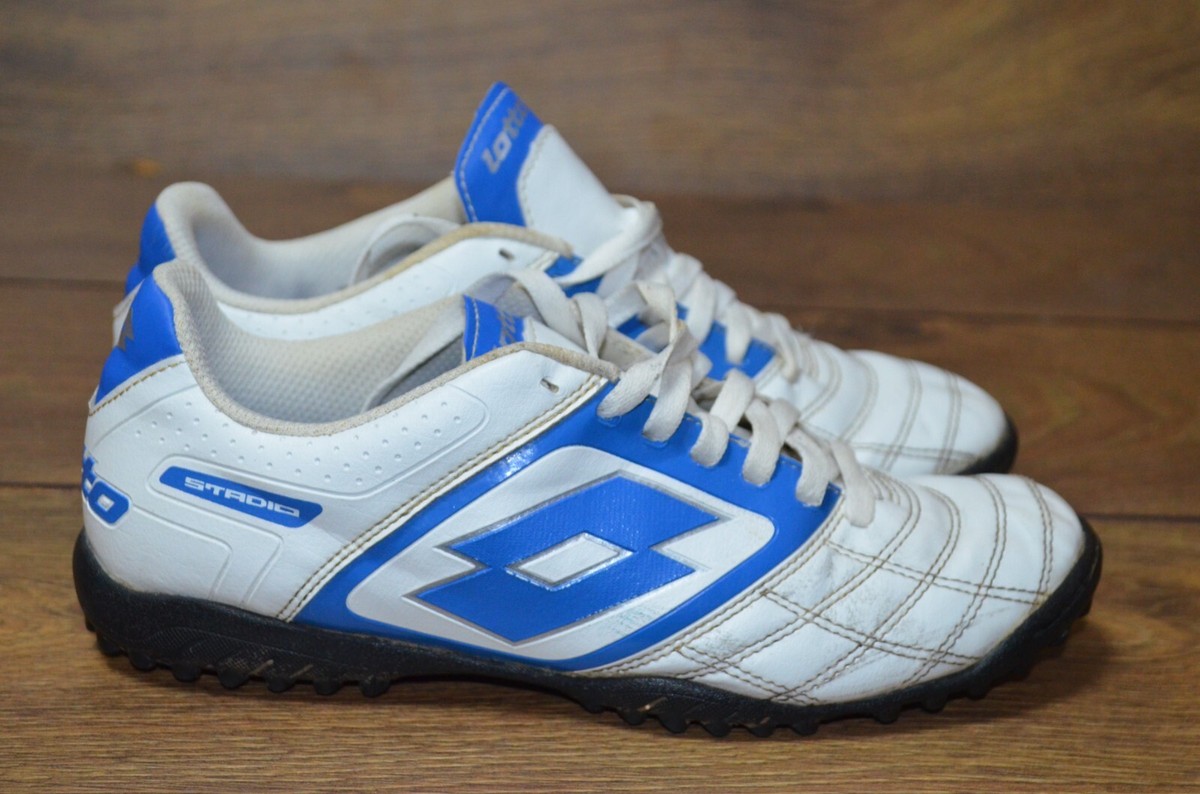 Football boots Lotto Stadio Potenza II 700 TF JR white/blue Q1280