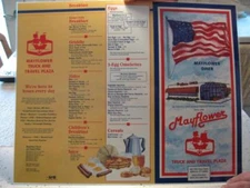 VINTAGE MAYFLOWER DINER MENU, 465 OLD GATE LANE, MILFORD, CONNECTICUT