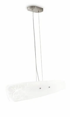 Energiespar Pendelleuchte Latu 2-flg. Glaspendel Leuchte Modern Industriedepot_2 - Bild 1 von 3