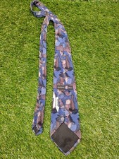 VTG 1996 Grateful Dead Rainforest Second Set 100% Silk Tie Made In USA Blue