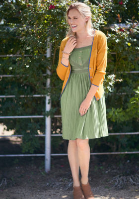 matilda jane womens green dress Matilda Jane Clubhouse Dreams Dress size 10