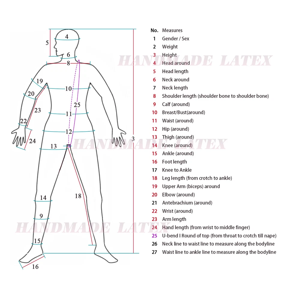 Man Latex Full Bodysuit Rubber Cover Catsuit with Hood&Back zipper Tight Uniform - Image 2 of 4