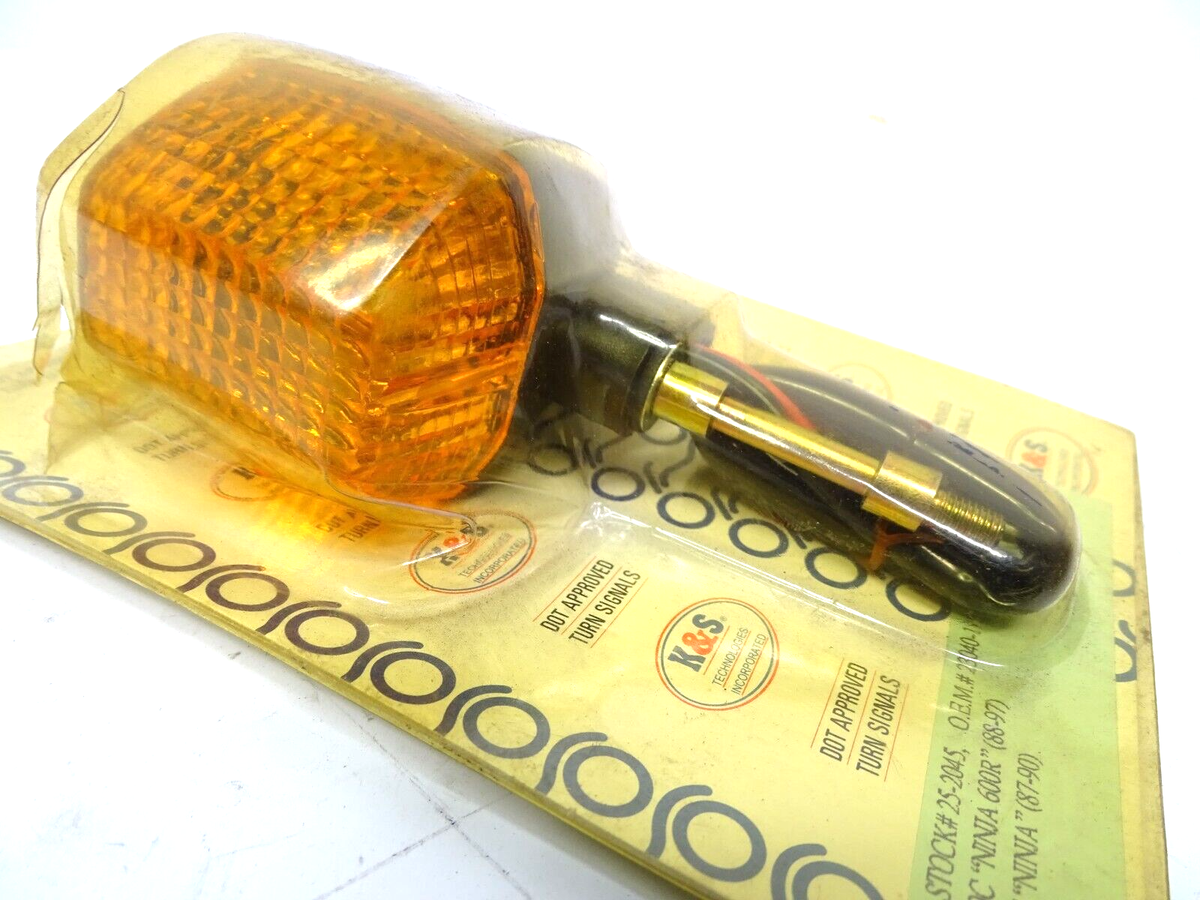 Ninja 600R 750R ZX600C ZX750F K&S Turn Signal 25-2045 23040-1157