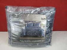 Hallmart Collectibles Paris Minuit 3-Pc. Reversible Full/Queen Comforter Set-A