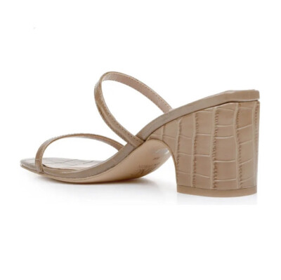 Zac Posen Women's Saint Heeled Sandal - Low Block Heel Slide Sandal With Woven Upper - View #10