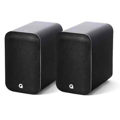 Q Acoustics M20 Bluetooth Bookshelf Speakers, Pair (Black)