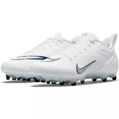 Nike Alpha Huarache 8 Pro Baseball Cleats Mens 12.5 White Navy