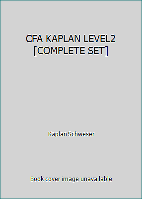 CFA KAPLAN LEVEL2 [COMPLETE SET] by Kaplan Schweser-image