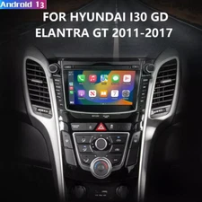 Android 13 Car Radio Multimedia Carplay GPS for Hyundai i30 Elantra GT 2011-2017