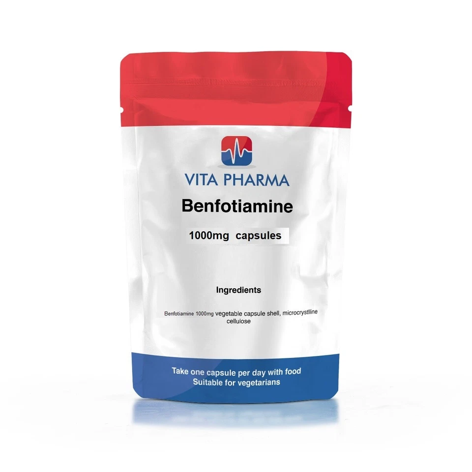 BENFOTIAMINE 1000mg capsules BLOOD SUGAR, DIGESTION, ANTIOXIDANT VITAPHARMA