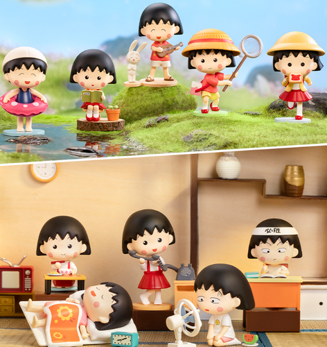 POP MART Chibi Maruko-Chan's Interesting Life Series Confirmed Figure HOT - 第 1/12 張圖片