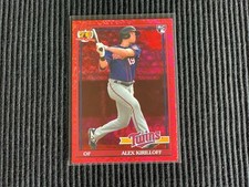 2021 TOPPS ARCHIVES #192 ALEX KIRILLOFF *RED HOT FOIL ROOKIE #34/50*  TWINS