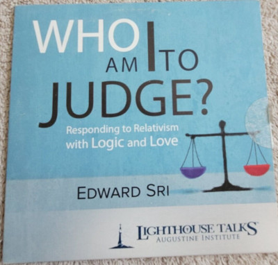 Who Am I to Judge? by Edward Sri CD (nice)