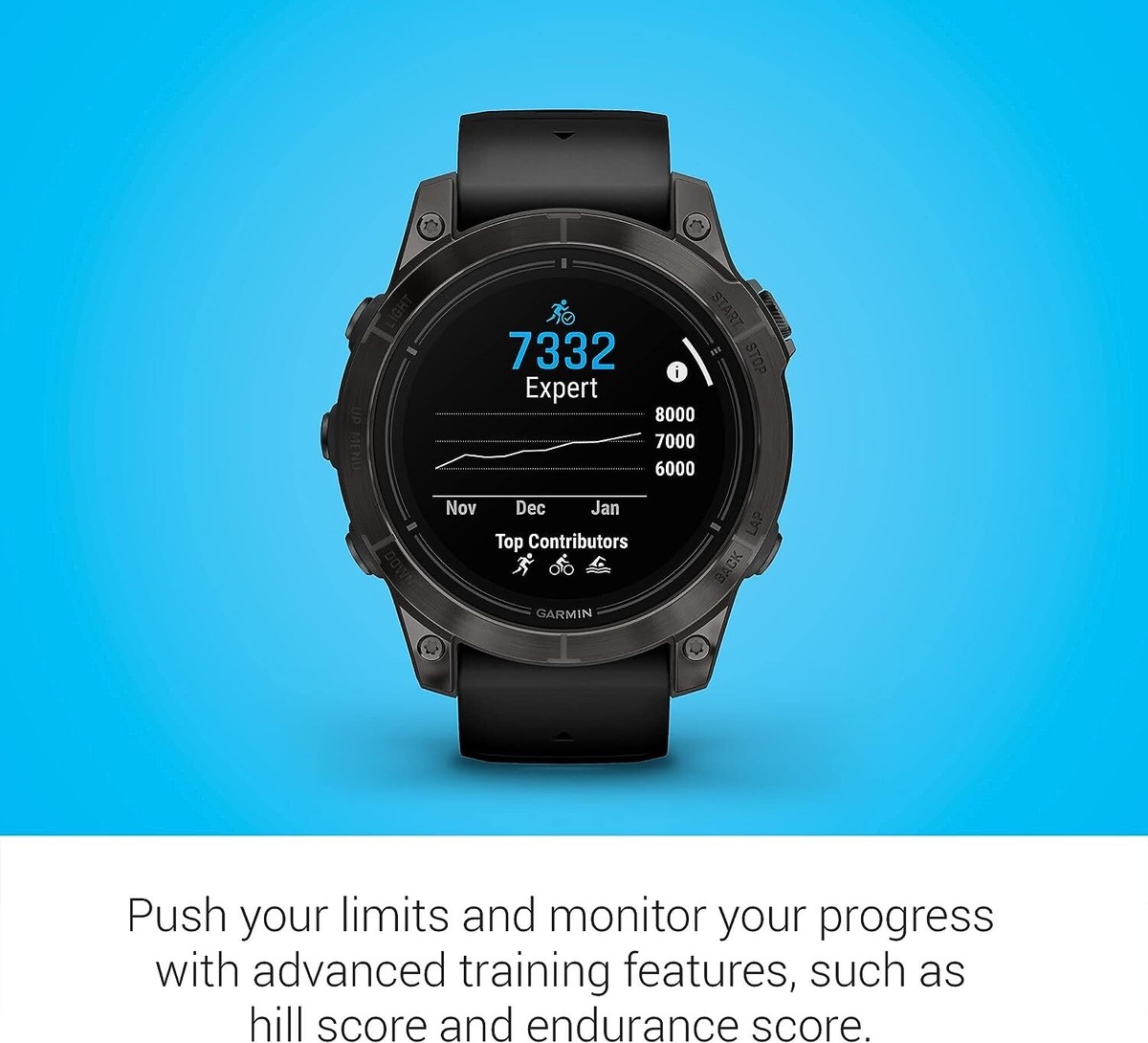 Garmin epix Pro Gen 2 Sapphire Edition 47 mm Smartwatch - Carbon