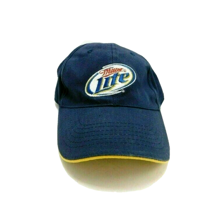 MILLER LITE BEER デッドストック キャップ USA製 ビール 青 MILLER LITE BEER デッドストック キャップ USA製 ビール 青