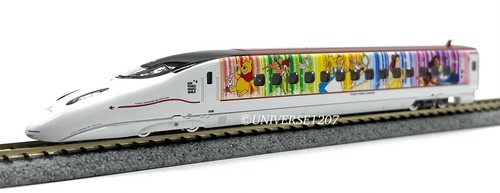 N Scale Tomix JR Kyushu 800-1000 Shinkansen/Bullet Train 6-Car Set Disney Paint - Picture 20 of 24