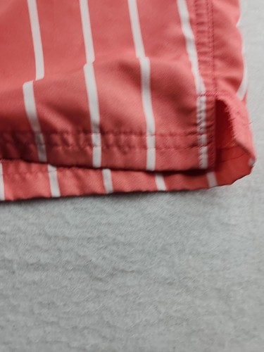 Old Navy Mens Size Large Pink Striped Board Swim Shorts Trunks - Picture 2 of 7