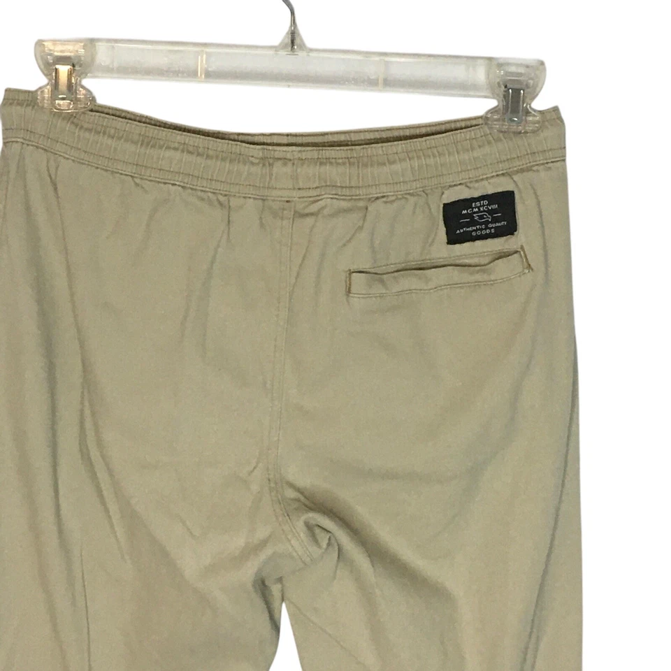 Pantalones chinos Tony Hawk Joggers para hombre puño elástico medio caqui cargo utilitario Foto 4 de 4