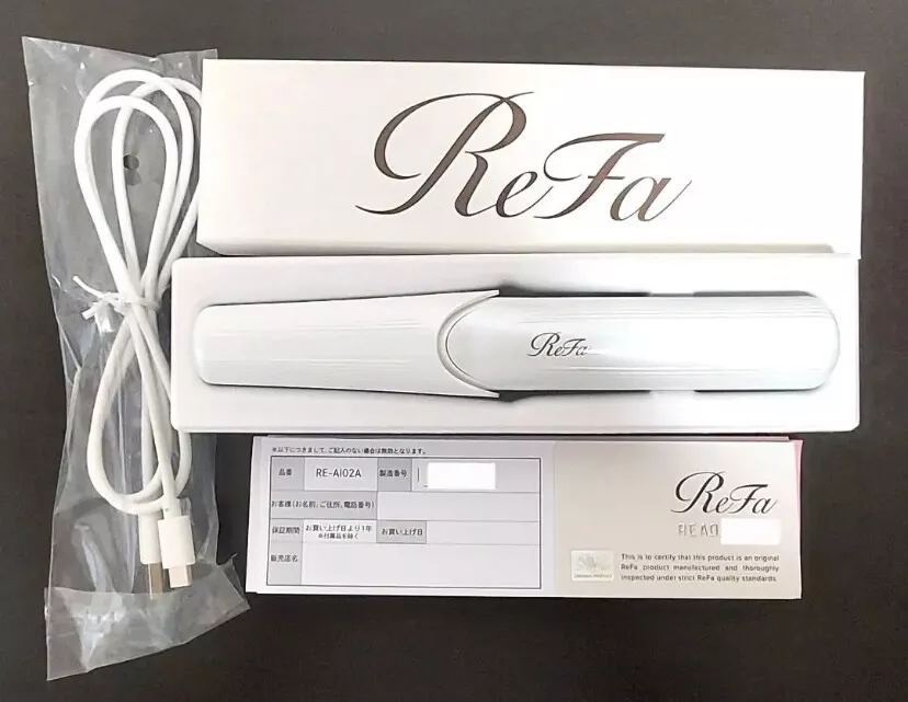 ReFa BEAUTECH FINGER IRON Cordless Portable USB Moist Beauty Hair Iron  Japan NEW