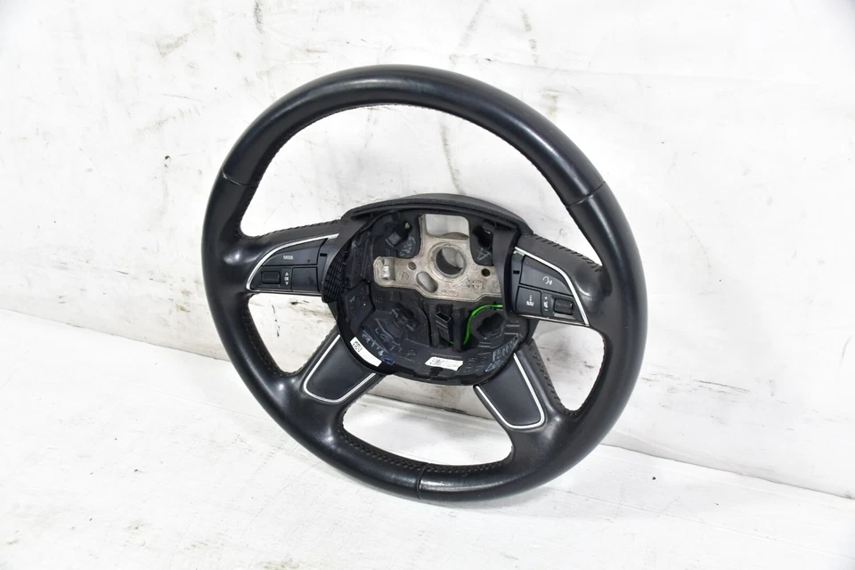 💎 Volante térmico Audi Q7 2011-2015 cuero negro 4L0419091AE OEM Foto 2 de 4