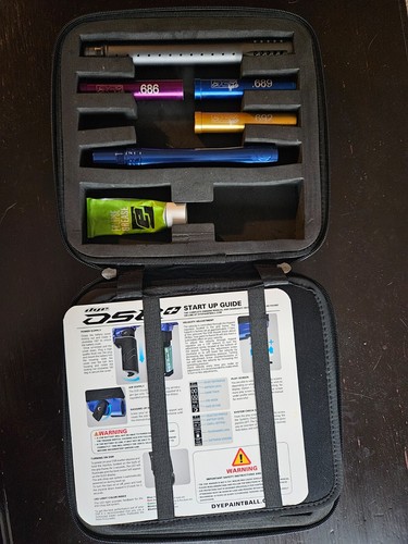 Dye DSR+ Plus Paintball Gun - Royal Blue + Founding Father laser engraved - Picture 5 of 12