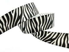 5 yards Zebra ribbon. Zebra ribbon. Craft supplies. Animal ribbon