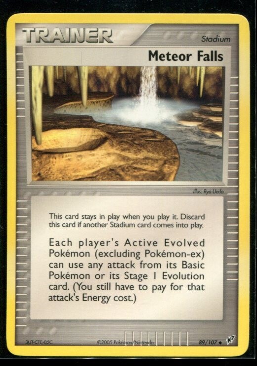 Meteor Falls - ex Deoxys 89/107 2005 NM Pokemon