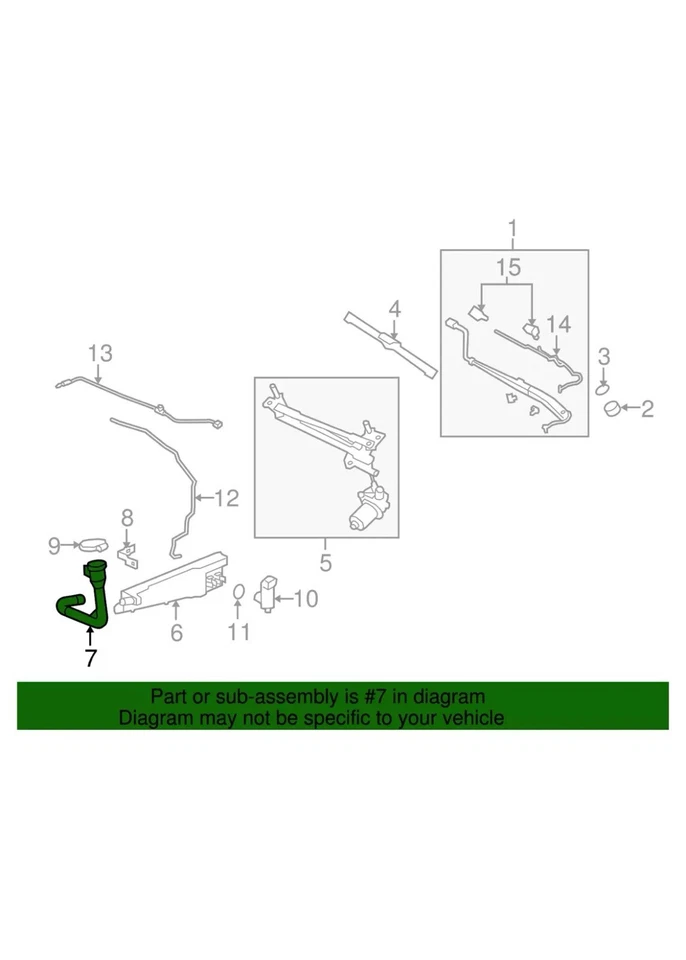 08-17 Pontiac G8 Caprice PPV SS SEDAN Washer Fluid Reservoir FillerTube 92220102 Foto 3 de 3