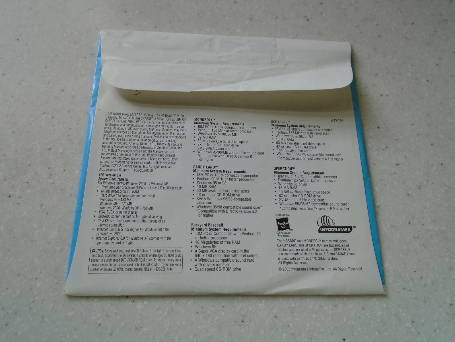 General Mills PC Games MONOPOLY Scrabble OPERATION Arcade CARMEN SANDIEGO Promo