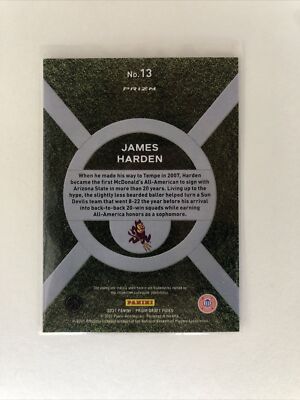 その他 2017 PANINI NBA JAMES HARDEN PSA10 James Harden On Campus Panini Prizm | eBay