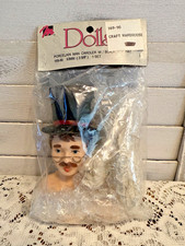 Vintage Man Caroler Mangelsen's Doll Porcelain Head, Hands  Boots 169-90 NOS