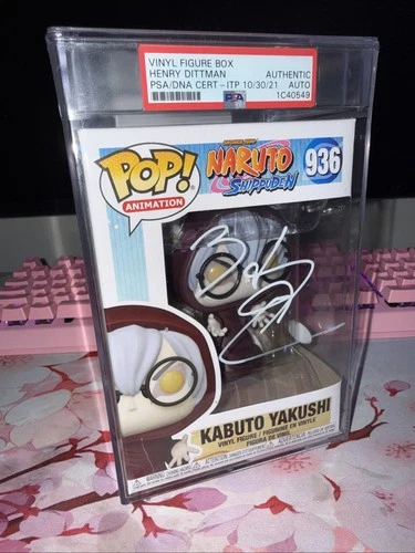 Funko Pop! Signed Kabuto Yakushi #936 - Naruto Shippuden (PSA Certified/Sealed)