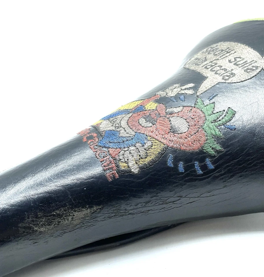 Sillín Salsa Dibujos Animados Pimienta Bordado/Selle San Marco Squadra Vintage MTB Foto 4 de 4