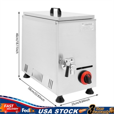 Gas Frying Machine Commercial Hot Corn Dog Fryer Adjustable Gas Frying Machine