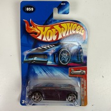 Hot Wheels 2004 First Editions 59/100 Tooned Sir-Ominous Purple Diecast Car