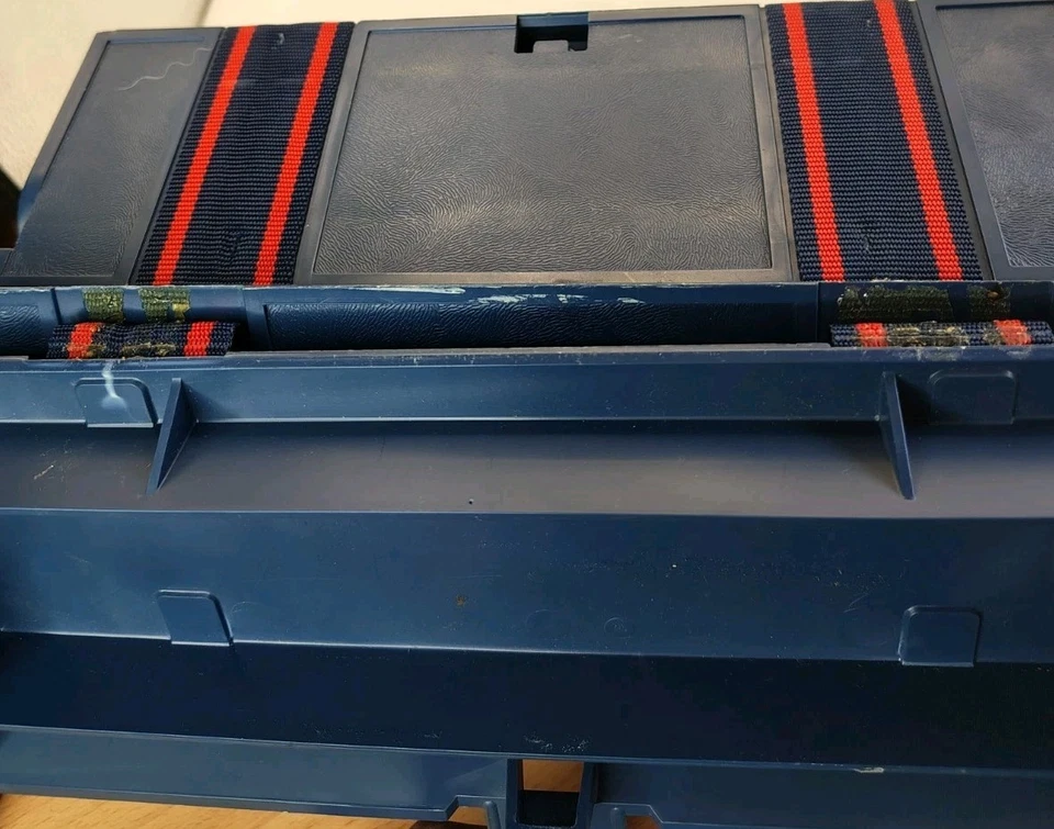 ROLYKIT Blue Roll-up Storage Box Case Large Size Fishing Sewing Parts Organizer - Image 3 of 4