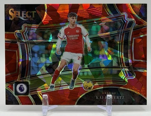 Kai Havertz 2023-24 Panini Select Premier League #224 Field Level Red Ice Prizm