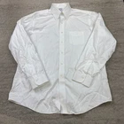 VTG Brooks Brothers Oxford Button Shirt 17 - 36 White OCBD Formal Dress Mens 90s