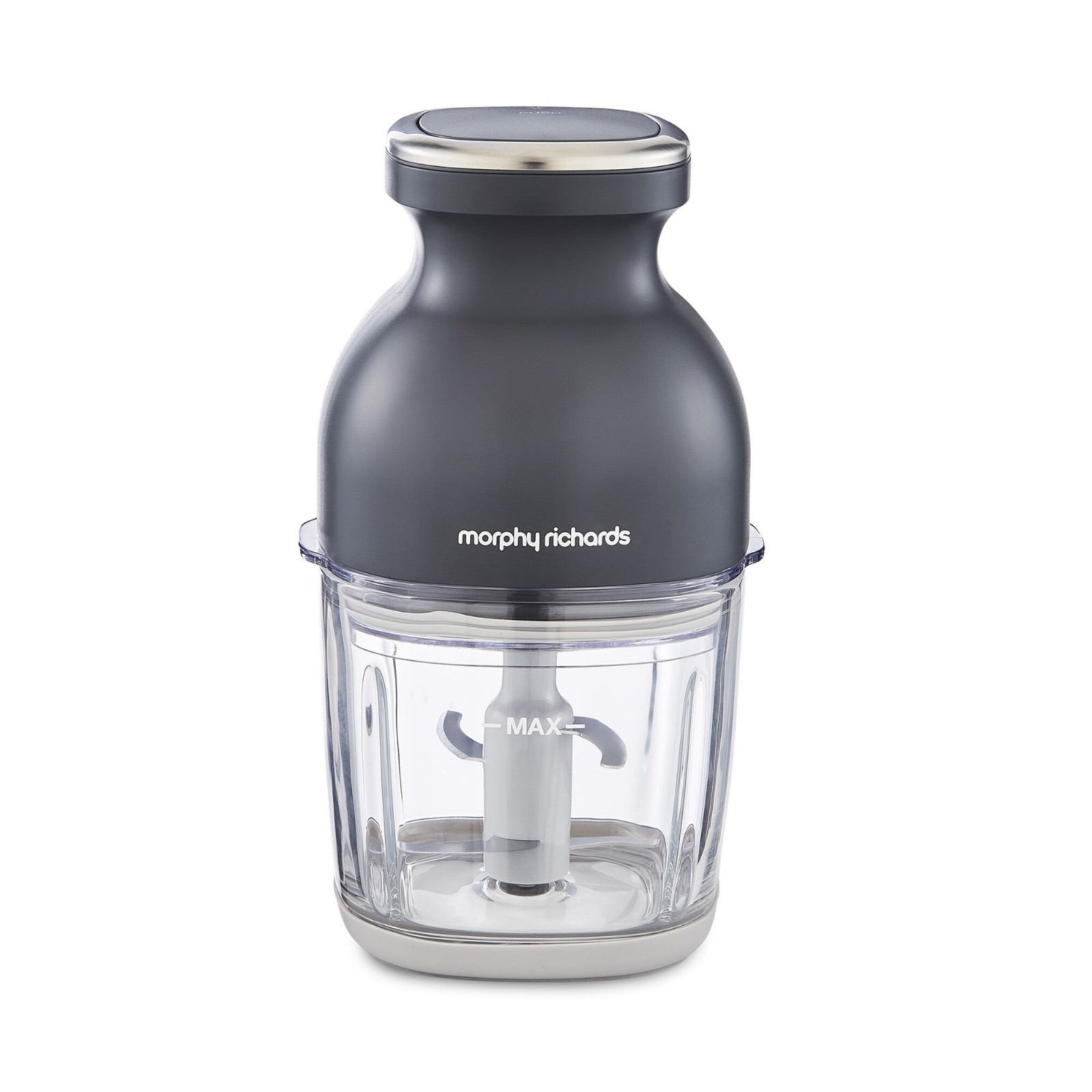 Morphy Richards 3-in-1 Cordless Mini Chopper, USB Charging, Low Noise, 500ml Glass Bowl, Chop, Whisk, Grate/Grind, Overheat/Overcharge Protection, Meats, Vegetables, Eggs, 200w, 404504 - Image 2