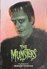 NECA Rob Zombie's The Munsters Ultimate Herman Munster Action Figure Box Damaged
